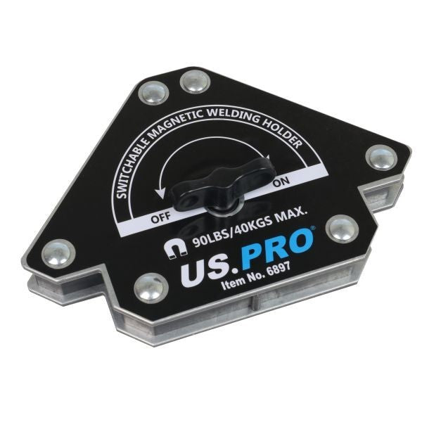 Us Pro 90Lbs Switchable Magnetic Welding Holder 45 90 135 Degrees 6897