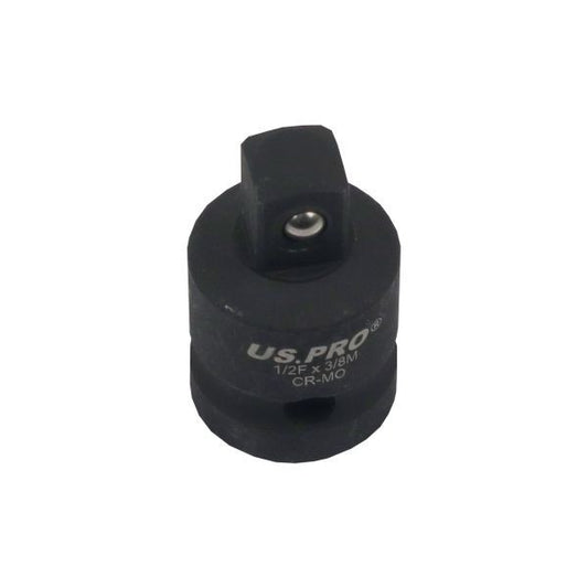 Us Pro Impact Adaptor 1/2" F X 3/8" M Step Up Adapter Cr-Mo 34Mm Reducer Socket