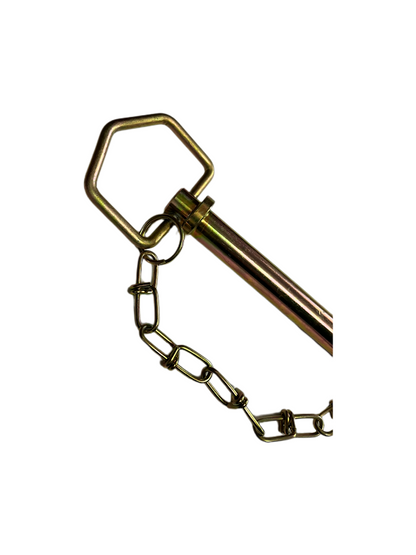 Trailer Tow Bar Hitch Pin 19MM x 162MM with Chain and Linchpin