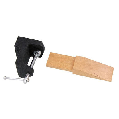 NEILSEN Jewellers Bench Pin & Anvil Set Clamp-On Hardwood & Cast Iron