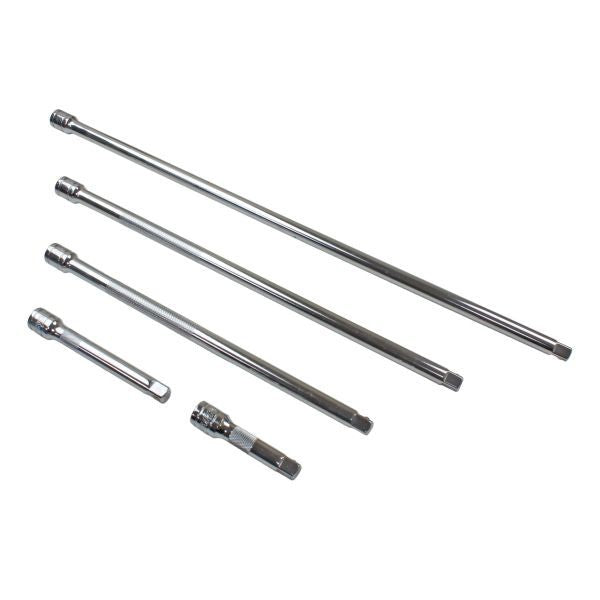 US PRO 5PC 1/2" Drive Extra Long Extension Bar Set 100-600MM