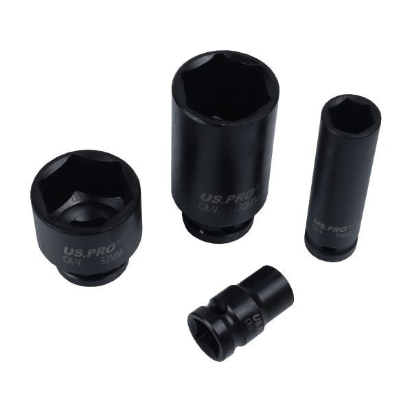 US PRO 35PC 1/2" Drive Impact Socket Set 8-32MM