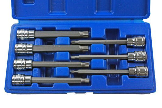 US PRO 7PC 3/8" DR 110MM(L) SPLINE BIT SOCKETS - SBW Trading Limited