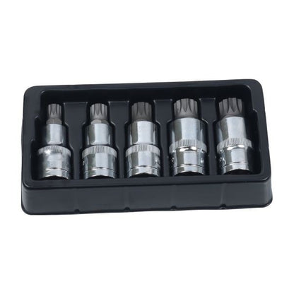 US PRO 5PC 1/2" DR TRIPLE SQUARE BIT SOCKET SET - SBW Trading Limited