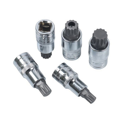 US PRO 5PC 1/2" DR TRIPLE SQUARE BIT SOCKET SET - SBW Trading Limited