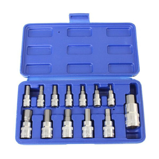 US PRO 13PC METRIC HEX BIT SOCKET SET - SBW Trading Limited