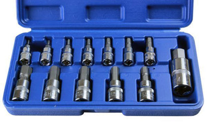 US PRO 13PC METRIC HEX BIT SOCKET SET - SBW Trading Limited