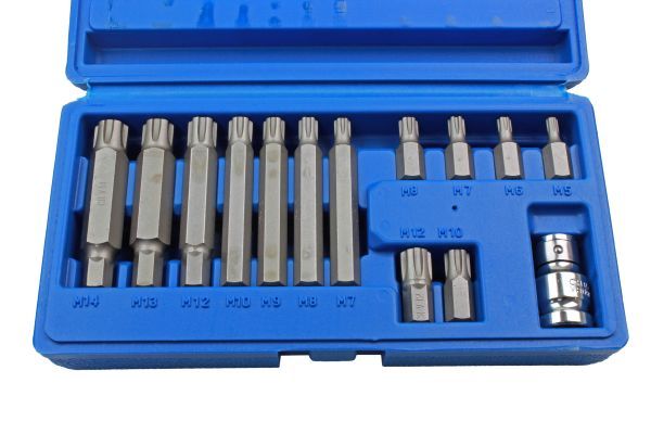 US PRO 14PC 1/2" DRIVE 10MM RIBE BITS SET - SBW Trading Limited