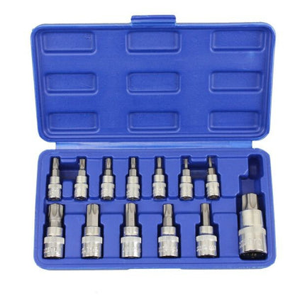 US PRO 13PC TAMPER PROOF STAR BIT SOCKET SET - SBW Trading Limited