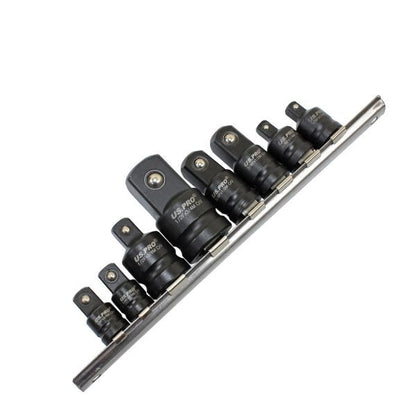 US PRO 8PCS IMPACT ADAPTOR SET ON RAIL - SBW Trading Limited