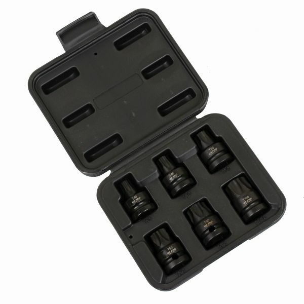 US PRO INDUSTRIAL 6PC 1/2" DR IMPACT STAR BIT SOCKETS - SBW Trading Limited