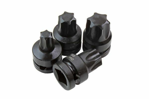 US PRO INDUSTRIAL 6PC 1/2" DR IMPACT STAR BIT SOCKETS - SBW Trading Limited