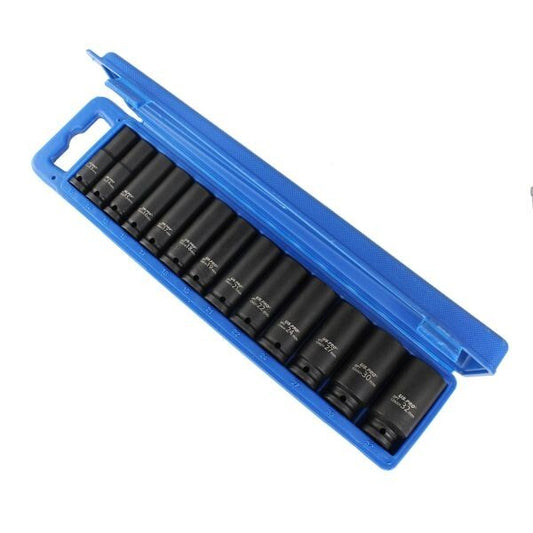 US PRO 13PC 1/2" DR 6PT DEEP IMPACT SOCKETS METRIC - SBW Trading Limited