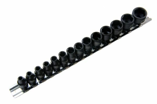 US PRO 14PC 1/4" DR 6 PT SHALLOW IMPACT SOCKETS - SBW Trading Limited