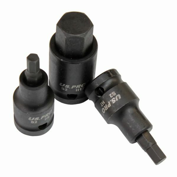 US PRO 10PC 1/2" DR IMPACT HEX BIT SOCKETS - SBW Trading Limited