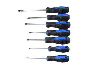 US PRO 7PC CUSHIONED SCREWDRIVER SET SLOTTED & PHILIPS - SBW Trading Limited