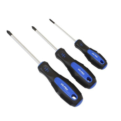 US PRO 7PC CUSHIONED SCREWDRIVER SET SLOTTED & PHILIPS - SBW Trading Limited