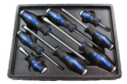 US PRO 8PC GO-THRU SCREWDRIVER SET - SBW Trading Limited