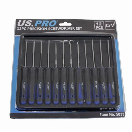 US PRO 12PC PRECISION SCREWDRIVER SET