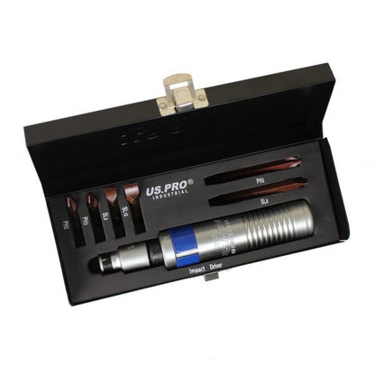 US PRO INDUSTRIAL 7PC IMPACT DRIVER SET WITH S2 BITS - SBW Trading Limited