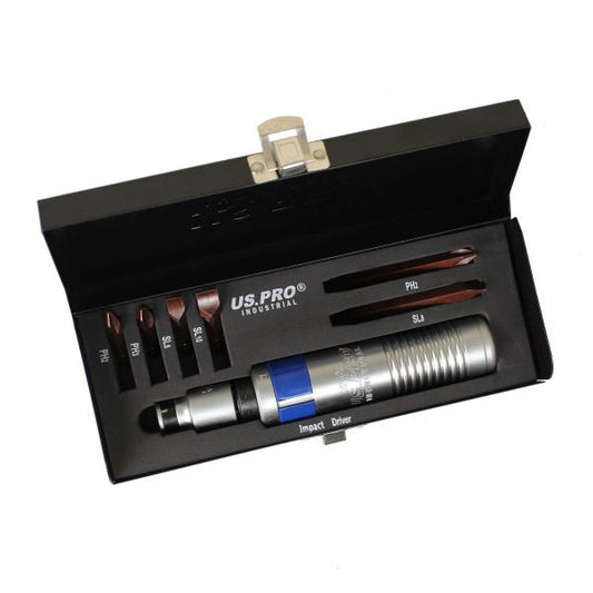 US PRO INDUSTRIAL 7PC IMPACT DRIVER SET WITH S2 BITS - SBW Trading Limited