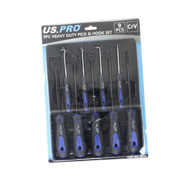 US PRO 9PC HEAVY DUTY PICK & HOOK SET - SBW Trading Limited