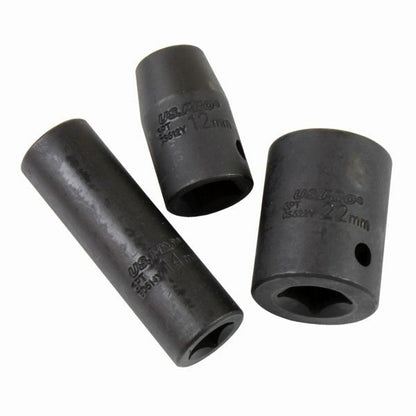 US PRO 37PC 3/8" & 1/2" DR SHALLOW & DEEP IMPACT SOCKETS METRIC/SAE - SBW Trading Limited