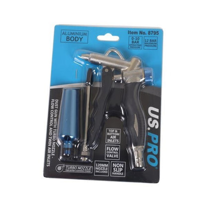 US PRO DUST GUN WITH TURBO NOZZLE - FLOW CONTROL AND TWIN AIR INLETS - SBW Trading Limited