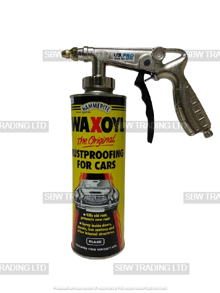 Car Underbody Coating Spray Gun Underseal Schutz Stonechip Under Body Air Waxoyl - SBW Trading Limited