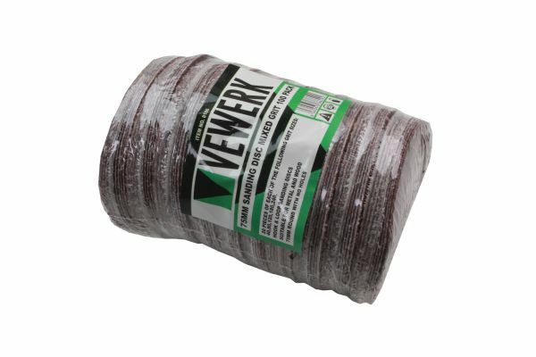 US PRO - 75MM SANDING DISC MIXED GRIT 100 PACK - SBW Trading Limited