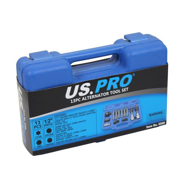US PRO 13PC ALTERNATOR TOOL SET - SBW Trading Limited