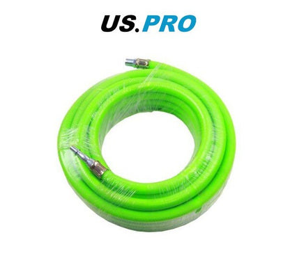 US PRO 8MM X 10 MTRS HI VIS QUICK RELEASE AIR HOSE 15 BAR - SBW Trading Limited