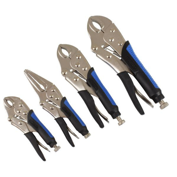 US PRO 4PC LOCKING PLIERS WITH GRIPS SET - SBW Trading Limited
