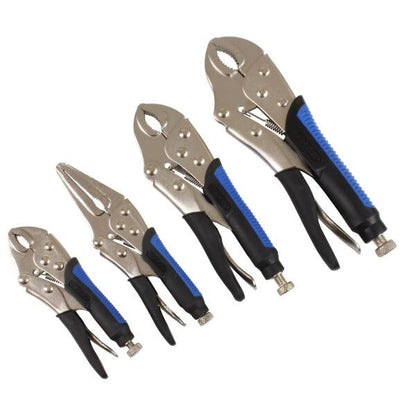 US PRO 4PC LOCKING PLIERS WITH GRIPS SET - SBW Trading Limited