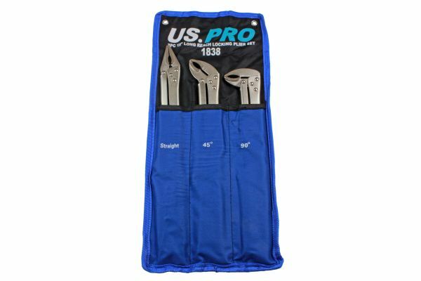 US PRO 3PC 15" LONG REACH LOCKING PLIER SET - SBW Trading Limited