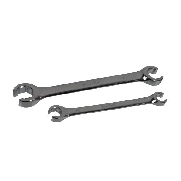 US PRO 6PC METRIC 6 POINT FLARE NUT WRENCH SET - SBW Trading Limited