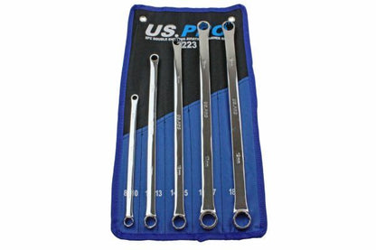 US PRO 5PC DOUBLE END RING AVIATION SPANNER SET - SBW Trading Limited