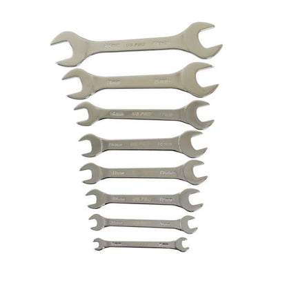 US PRO 8PC EXTRA FLAT DOUBLE OPEN END SPANNERS 6 - 23MM - SBW Trading Limited