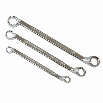 US PRO 10PC DOUBLE OFFSET RING SPANNER SET 6-27MM 75DEG - SBW Trading Limited