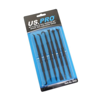 US PRO 6PC O RING & SEAL REMOVER SET - SPOON, PICK AND HOOK TIPPED - SBW Trading Limited