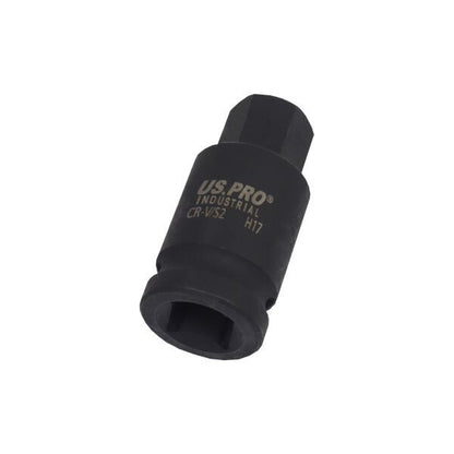 US. PRO INDUSTRIAL - 1/2" DR IMPACT HEX BIT SOCKET M17 X 55MM - SBW Trading Limited