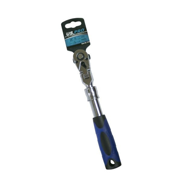 US PRO 3/8" DR 72T FLEXIBLE EXTENDABLE RATCHET - SBW Trading Limited