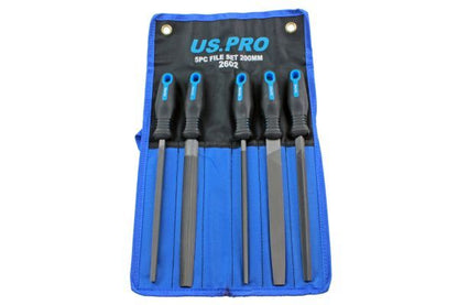 US PRO 5PC FILE SET 200MM - SBW Trading Limited