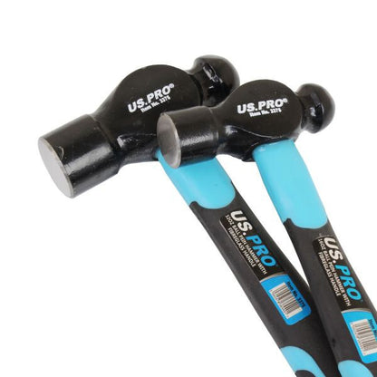 US PRO 2PC BALL PEIN HAMMER WITH FIBREGLASS HANDLE - SBW Trading Limited