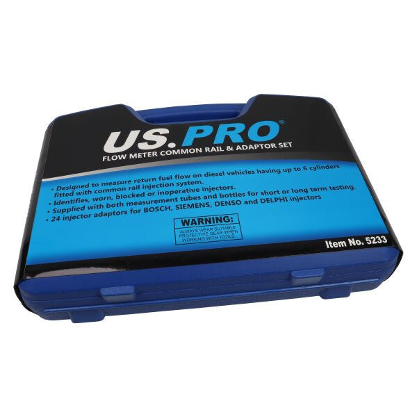 US PRO FLOW METER COMMON RAIL & ADAPTOR SET - SBW Trading Limited
