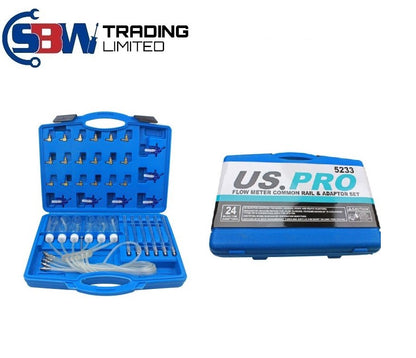 US PRO FLOW METER COMMON RAIL & ADAPTOR SET - SBW Trading Limited