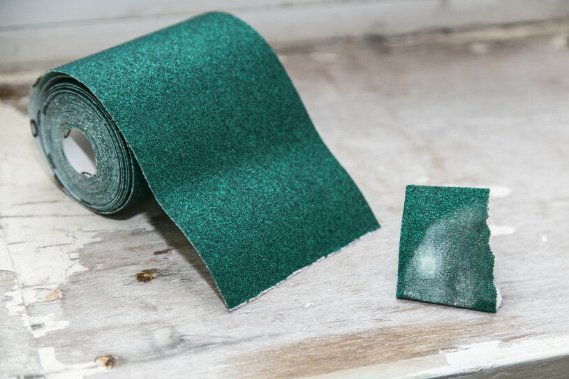 Sandpaper 5m x 115mm Sanding Roll 40 Grit Coarse Anti Clogging for Flat Surfaces
