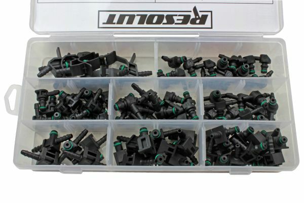 RESOLUT 85PC ASSORTED LEAK OFF CONNECTORS - SBW Trading Limited