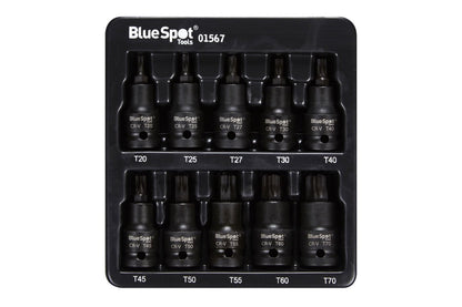 Impact Torx Socket Set 1/2" Drive T20-T70 Star Sockets Bits Lifetime Guarantee - SBW Trading Limited