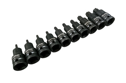 Impact Torx Socket Set 1/2" Drive T20-T70 Star Sockets Bits Lifetime Guarantee - SBW Trading Limited